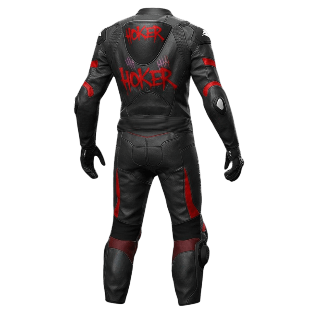 High-performance Joker leather race suit for motorcycle riders