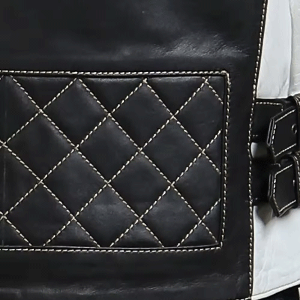 Men leather jacket smart casual
