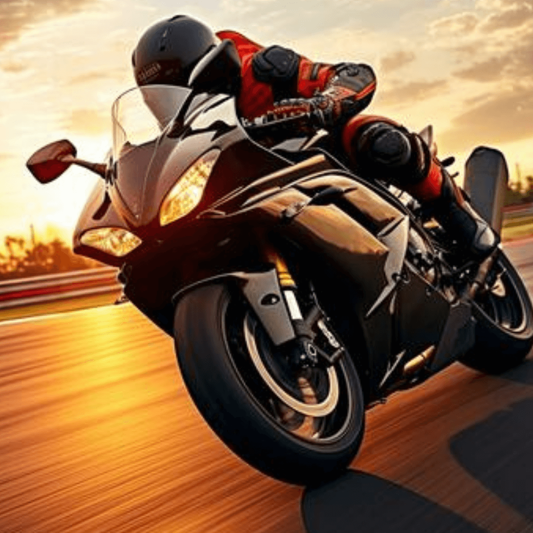 Turbo Motorcycle Leather Suit wear biker