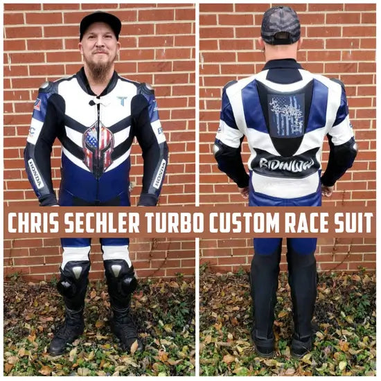 turbo custom motorcycle suit