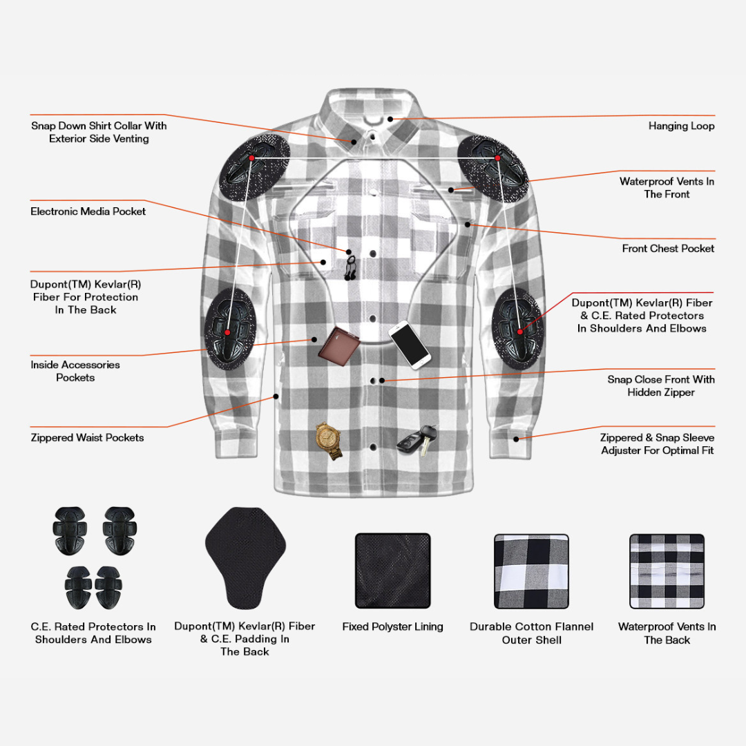 Biker body armor road adventure gear