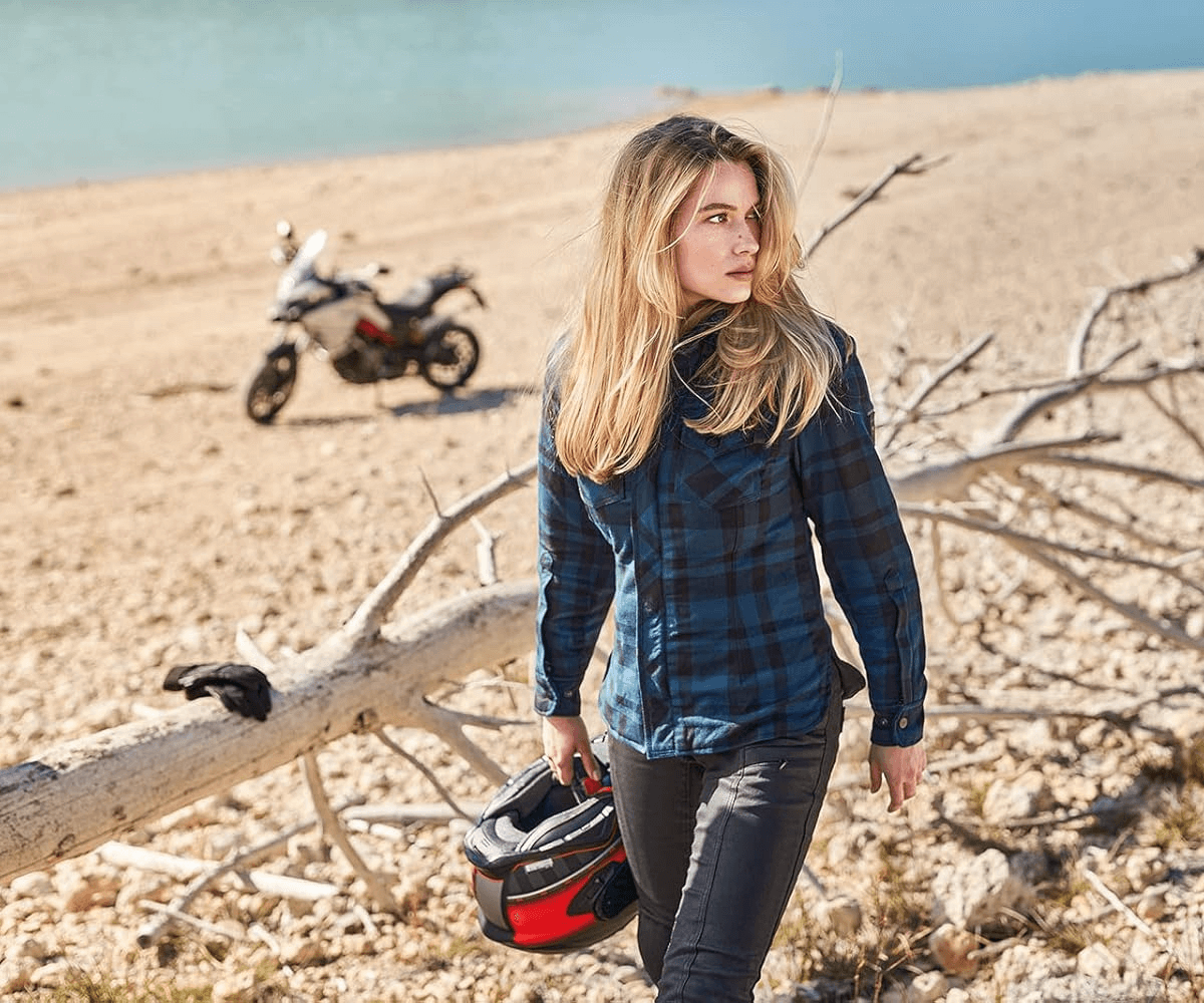 armored motorcycle shirt wear female