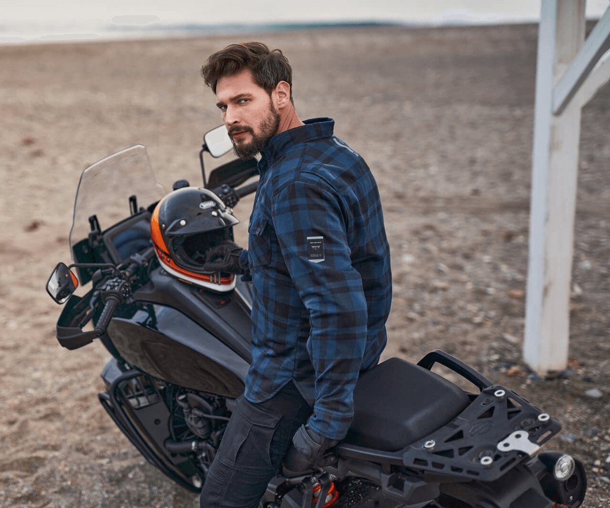 armored motorcycle shirt wear male