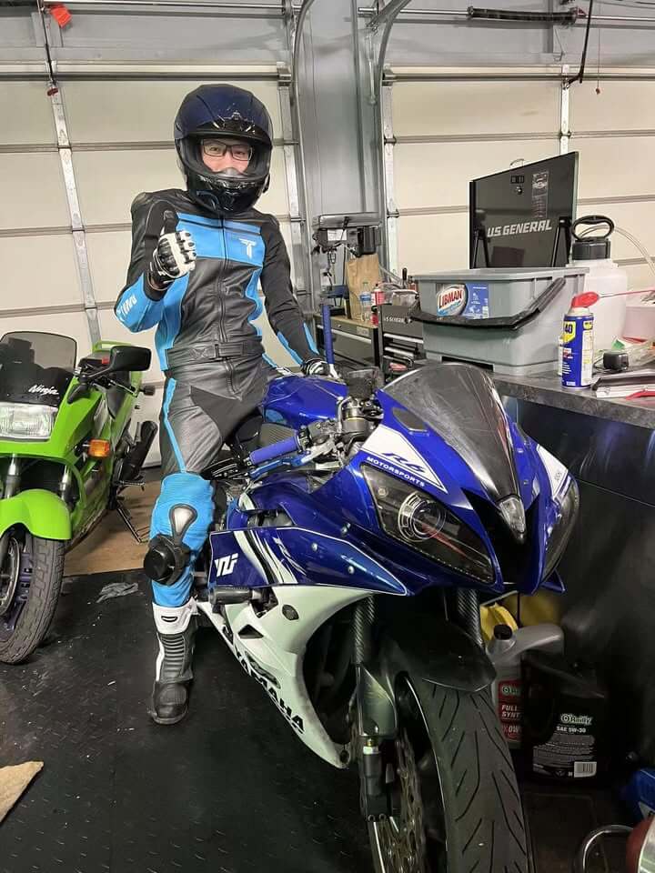 turbo custom motorcycle suit