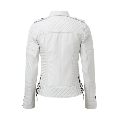 Women leather jacket image