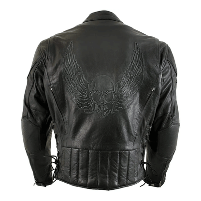 Mens leather jacket everyday wear