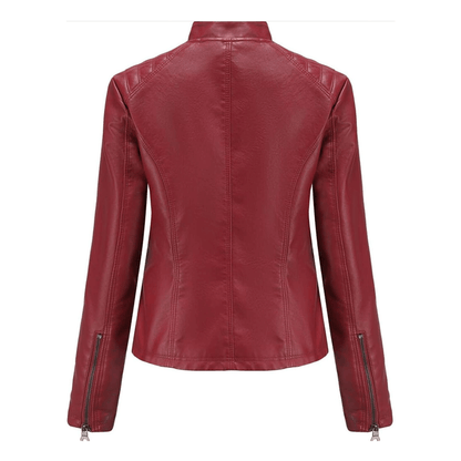 Ladies leather jacket premium daily wear