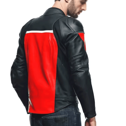 Mens leather jacket modern style 