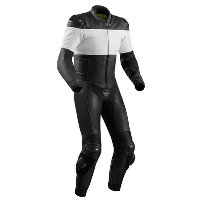 Leather race suit motorcycle outfit