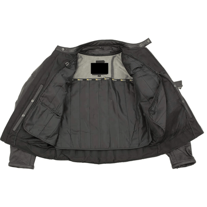 Men leather jacket for bikers