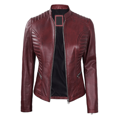 Women  leather jacket premium wardrobe piece