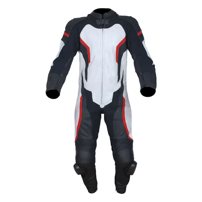 Motorcycle leather suit modern riding gear