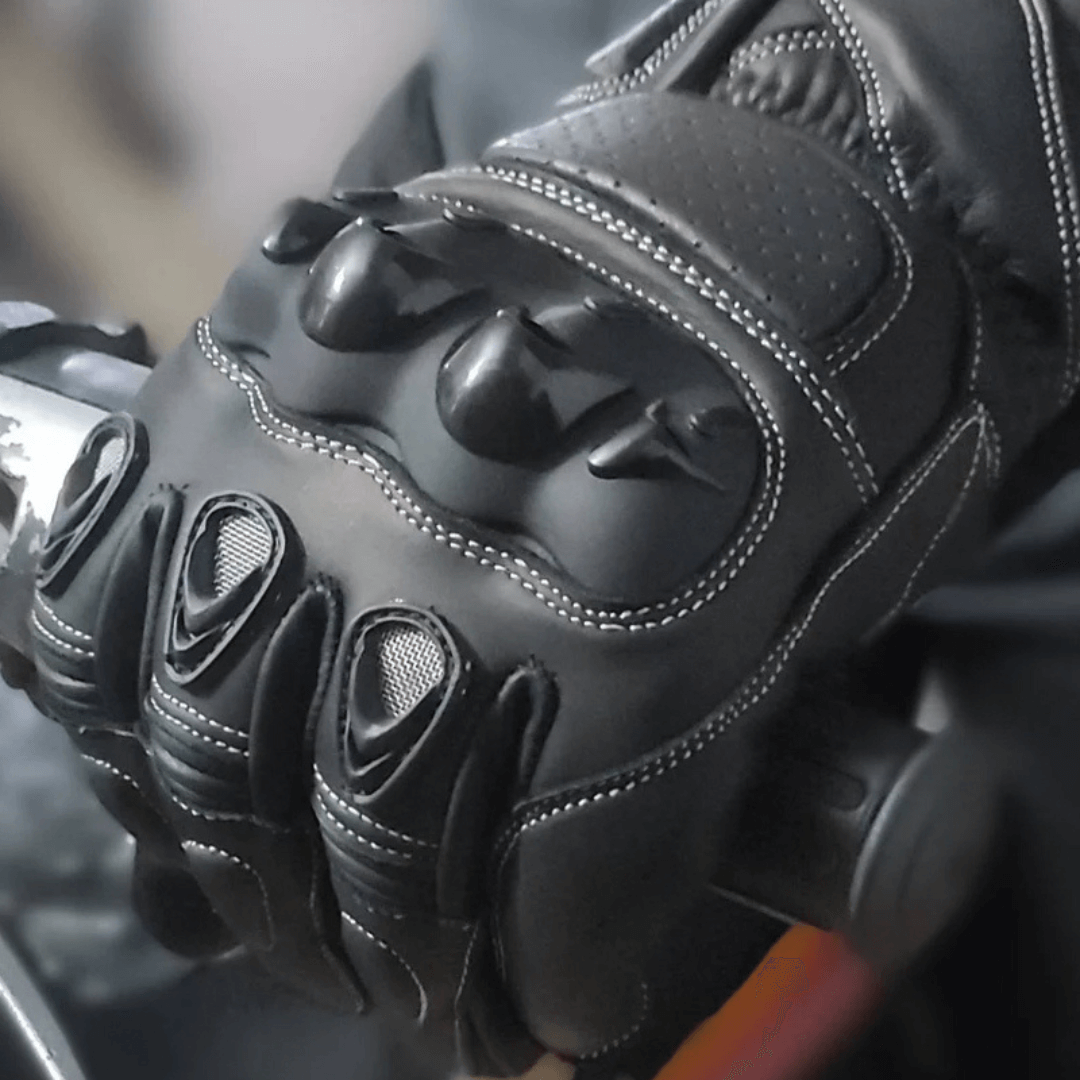 Motorcycle leather gloves outdoor wear