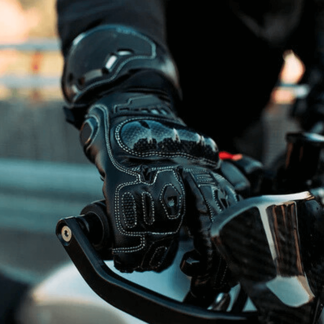 Motorcycle leather gloves riding wear