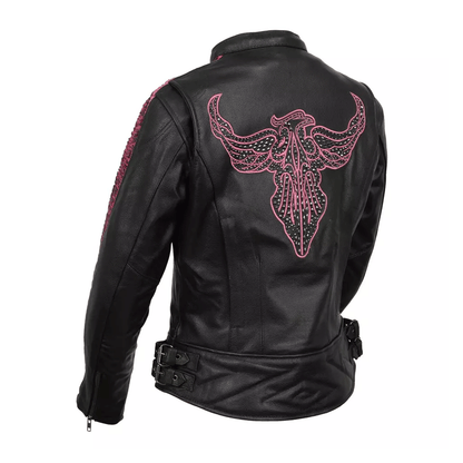 Women leather everyday fashion