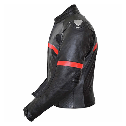 Men leather street fashion outfit